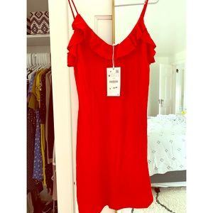 Zara Red Summer dress